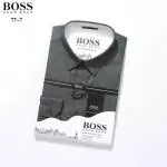 chemise hugo boss en solde b77 single color gray-7